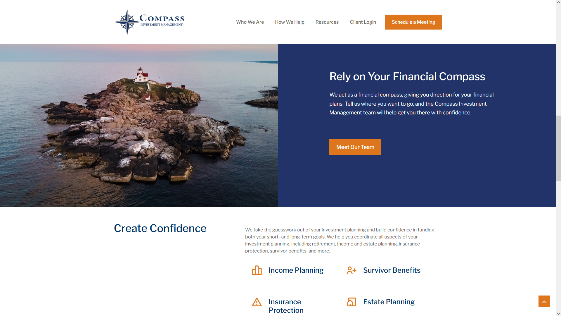 Compass Investment Management services page.